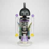Cheech | 12″ AI Bubble Bot Deluxe bong – CHE‑30x Glass Bong Smoking Cat Distribution