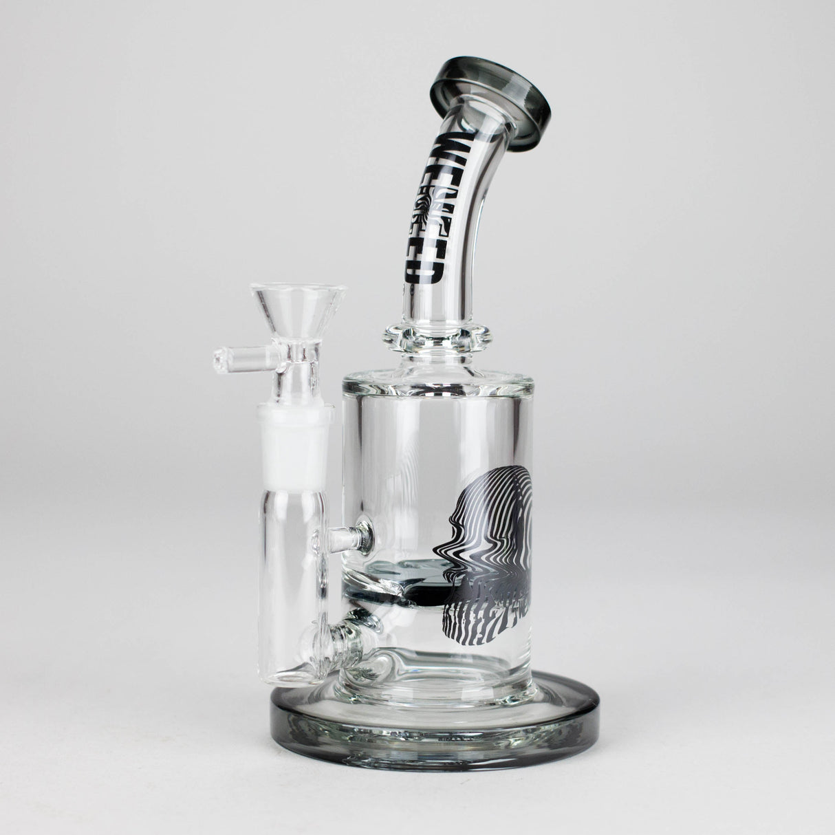 WENEED | 7" PureHit Glass Bong Glass Bong WENEED® Smoke Black