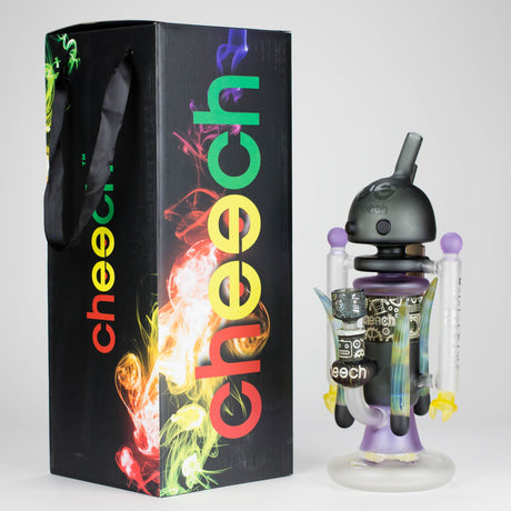 Cheech | 12″ AI Bubble Bot Deluxe bong – CHE‑30x Glass Bong Smoking Cat Distribution