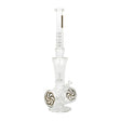 Red Eye Tek® | 30" Tall Zenith Tube W/Crop Circle Motif, Chandelier & Showerhead Glass Bong West Coast Gifts
