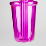 5" Coffee Cup Oil Bong – Neon Galactic Glow Design [PIP668] Glass Rig NIBO Distribution