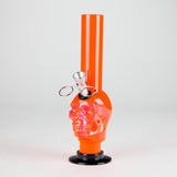 Acrylic 8" Skull Shape Water Pipe – [PIP2847] Resin · Silicone · Plastic Bong NIBO Distribution Red