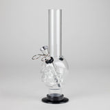 Acrylic 8" Skull Shape Water Pipe – [PIP2847] Resin · Silicone · Plastic Bong NIBO Distribution Clear