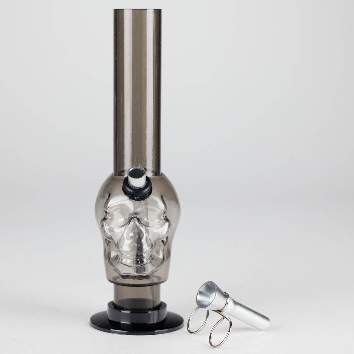 Acrylic 8" Skull Shape Water Pipe – [PIP2847] Resin · Silicone · Plastic Bong NIBO Distribution