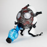 Silicone Full Face Gas Mask Bong with Acrylic Skull Tube – [PIP292] Resin · Silicone · Plastic Bong NIBO Distribution Design-23