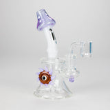 Infyniti | 6.5" Mushroom Banger Rig [GP1940] Glass Rig ONE Purple