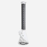 New Design 20" Stylish Designed 9mm Glow in the dark Glass Bong Glass Bong Super Supplys Inc Black