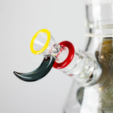 Cheech Glass | 23" Vector Pattern Beaker-in-Beaker Build-a-Bong – CHE-152 Glass Bong Smoking Cat Distribution