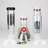 Cheech Glass | 23" Vector Pattern Beaker-in-Beaker Build-a-Bong – CHE-152 Glass Bong Smoking Cat Distribution