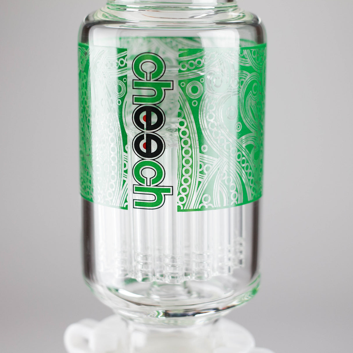 Cheech Glass | 23" Hive Pattern Beaker-in-Beaker Build-a-Bong – CHE-149 Glass Bong Smoking Cat Distribution