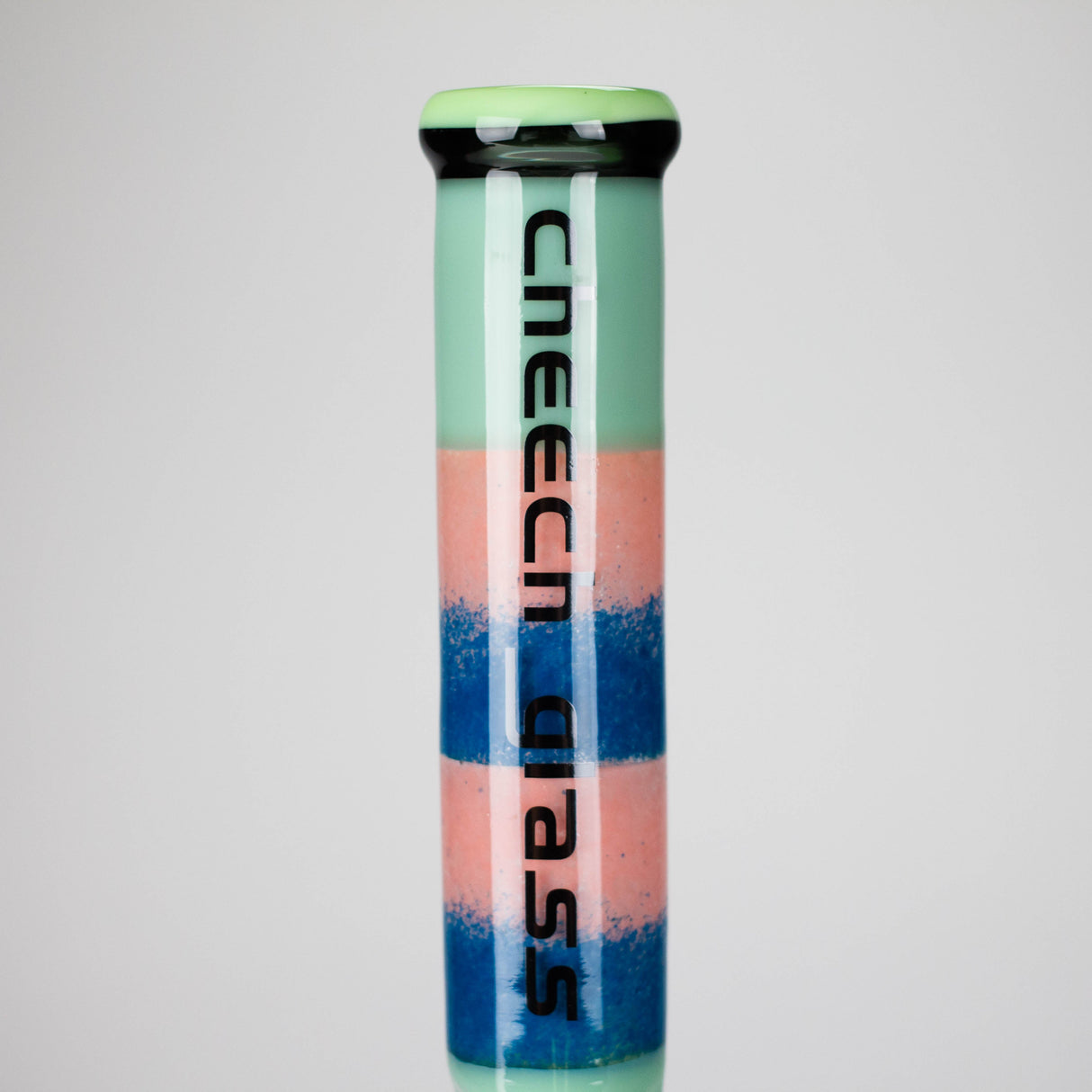 Cheech Glass | 17" Summer Smoothie Straight Tube Bong – CHE-191-1 Glass Bong Smoking Cat Distribution