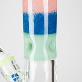 Cheech Glass | 17" Summer Smoothie Straight Tube Bong – CHE-191-1 Glass Bong Smoking Cat Distribution