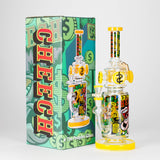 Cheech Glass | 13" Casino Money Waterpipe – CHE-369 Glass Bong Smoking Cat Distribution