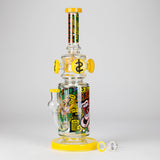 Cheech Glass | 13" Casino Money Waterpipe – CHE-369 Glass Bong Smoking Cat Distribution