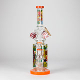 Cheech Glass | 13" Are You Feeling Lucky Waterpipe – CHE-370 Glass Bong Smoking Cat Distribution
