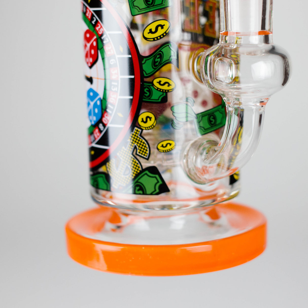 Cheech Glass | 13" Are You Feeling Lucky Waterpipe – CHE-370 Glass Bong Smoking Cat Distribution