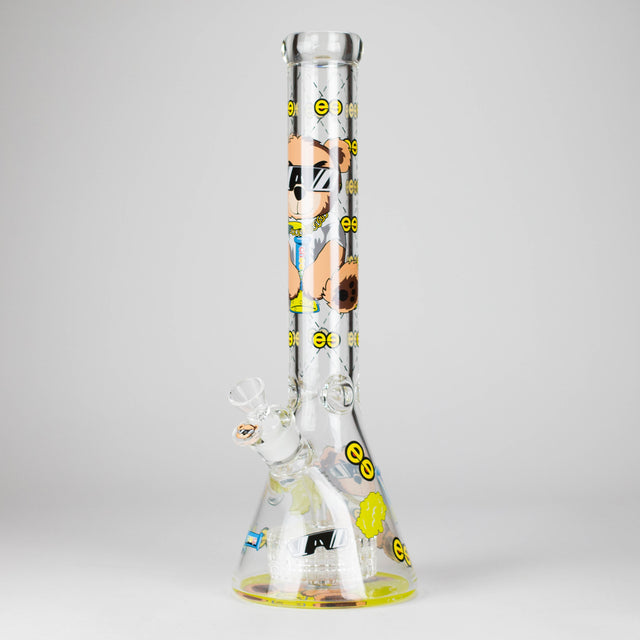 Cheech Glass | 16" Hi Bear Beaker Waterpipe – CH-297 Glass Bong Smoking Cat Distribution