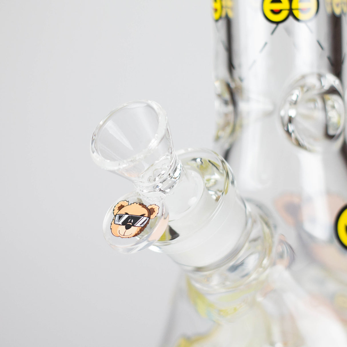 Cheech Glass | 16" Hi Bear Beaker Waterpipe – CH-297 Glass Bong Smoking Cat Distribution