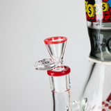 Cheech Glass | 15" Bet It All on Roulette Waterpipe – CHE-375 Glass Bong Smoking Cat Distribution