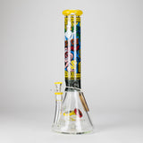 Cheech Glass | 15" Time to Cash Out Stemless Waterpipe – CHE-376 Glass Bong Smoking Cat Distribution