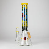 Cheech Glass | 15" Time to Cash Out Stemless Waterpipe – CHE-376 Glass Bong Smoking Cat Distribution