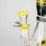 Cheech Glass | 15" Time to Cash Out Stemless Waterpipe – CHE-376 Glass Bong Smoking Cat Distribution