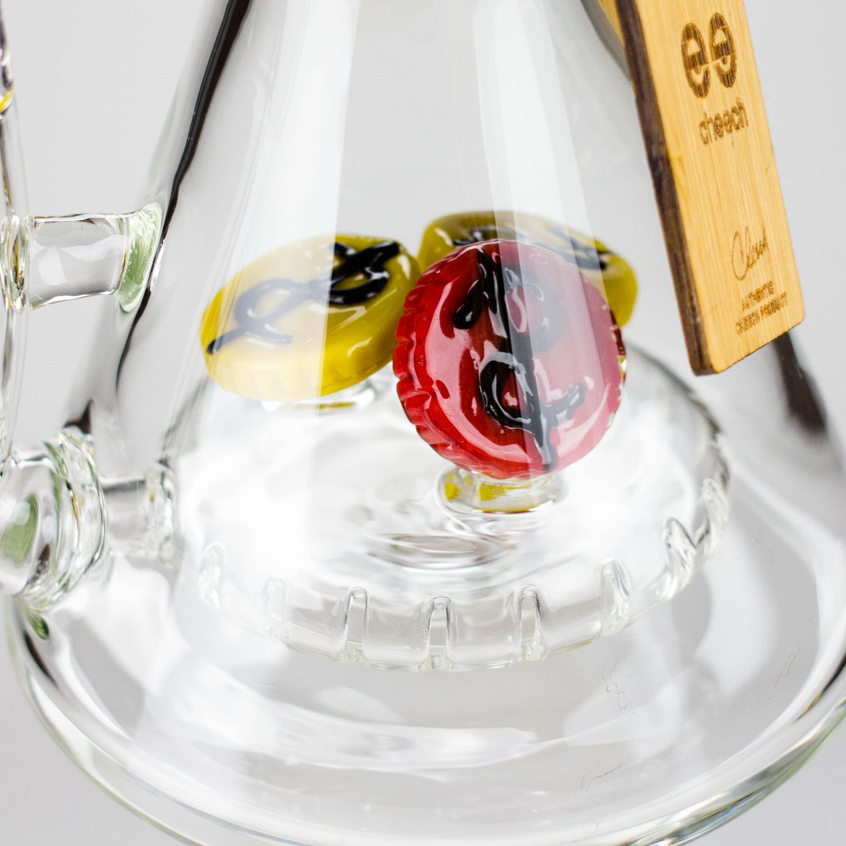 Cheech Glass | 15" Time to Cash Out Stemless Waterpipe – CHE-376 Glass Bong Smoking Cat Distribution