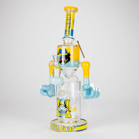 Cheech Glass | 13.5" Masked Toker Tube Bong – CHE-364 Glass Bong Smoking Cat Distribution