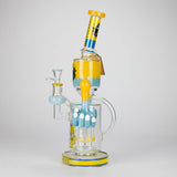 Cheech Glass | 13.5" Masked Toker Tube Bong – CHE-364 Glass Bong Smoking Cat Distribution