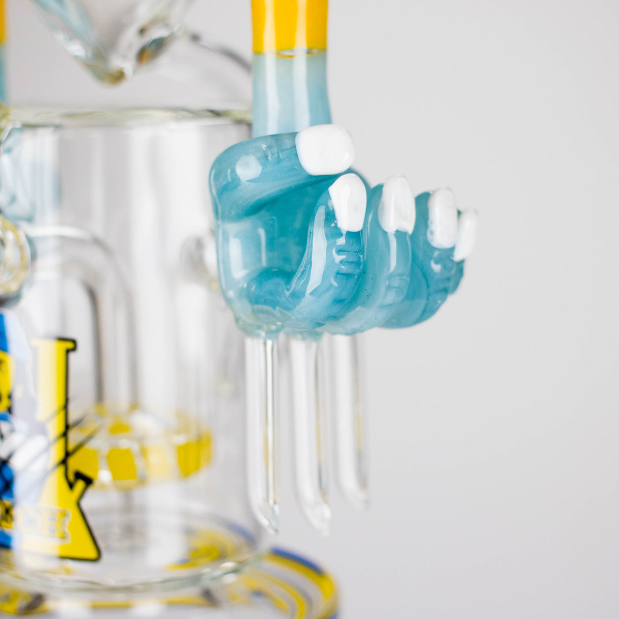 Cheech Glass | 13.5" Masked Toker Tube Bong – CHE-364 Glass Bong Smoking Cat Distribution