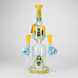 Cheech Glass | 13.5" Masked Toker Tube Bong – CHE-364 Glass Bong Smoking Cat Distribution