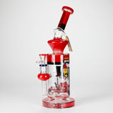 Cheech Glass | 12" Classic High Time Tube Bong – CHE-358 Glass Bong Smoking Cat Distribution