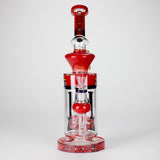 Cheech Glass | 12" Classic High Time Tube Bong – CHE-358 Glass Bong Smoking Cat Distribution
