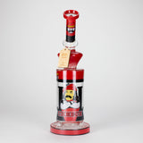 Cheech Glass | 12" Classic High Time Tube Bong – CHE-358 Glass Bong Smoking Cat Distribution