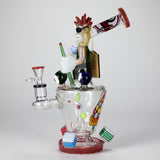 Cheech Glass | 11.5" Pool Hall Blazy Buddy Bong – CHE-366 Glass Bong Smoking Cat Distribution