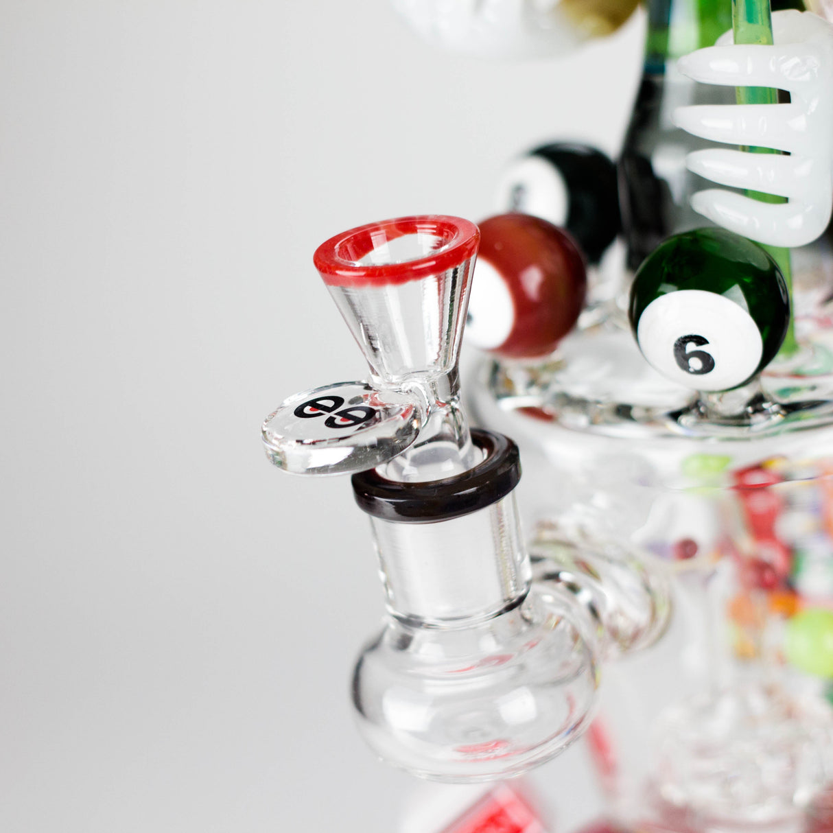 Cheech Glass | 11.5" Pool Hall Blazy Buddy Bong – CHE-366 Glass Bong Smoking Cat Distribution