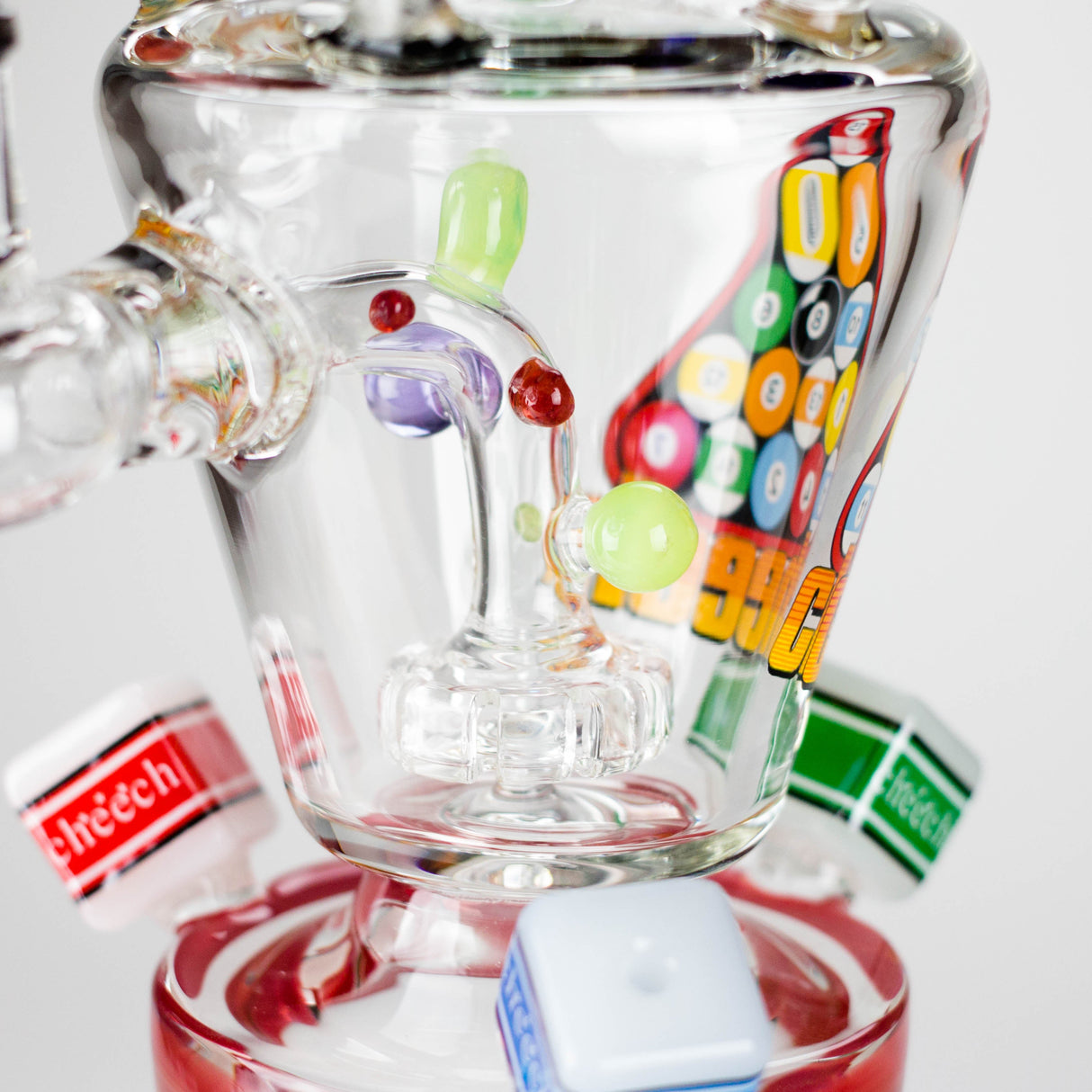 Cheech Glass | 11.5" Pool Hall Blazy Buddy Bong – CHE-366 Glass Bong Smoking Cat Distribution