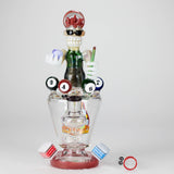 Cheech Glass | 11.5" Pool Hall Blazy Buddy Bong – CHE-366 Glass Bong Smoking Cat Distribution