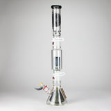 Cheech Glass | 23" Vector Pattern Beaker-in-Beaker Build-a-Bong – CHE-152 Glass Bong Smoking Cat Distribution