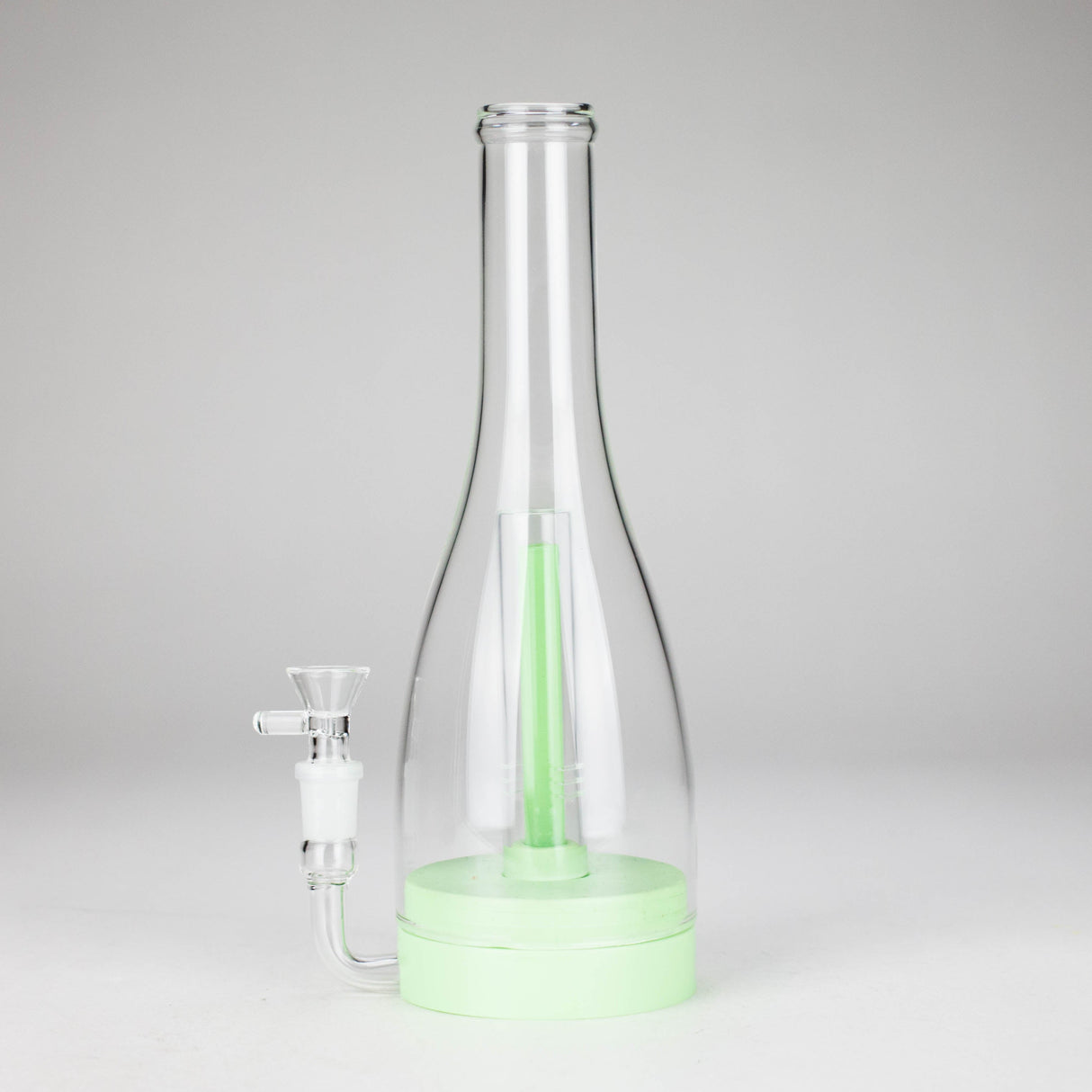 12" Easy-Clean Bird Bong – Removable Percolator | 14mm Bowl Joint Glass Bong 777 Smoke