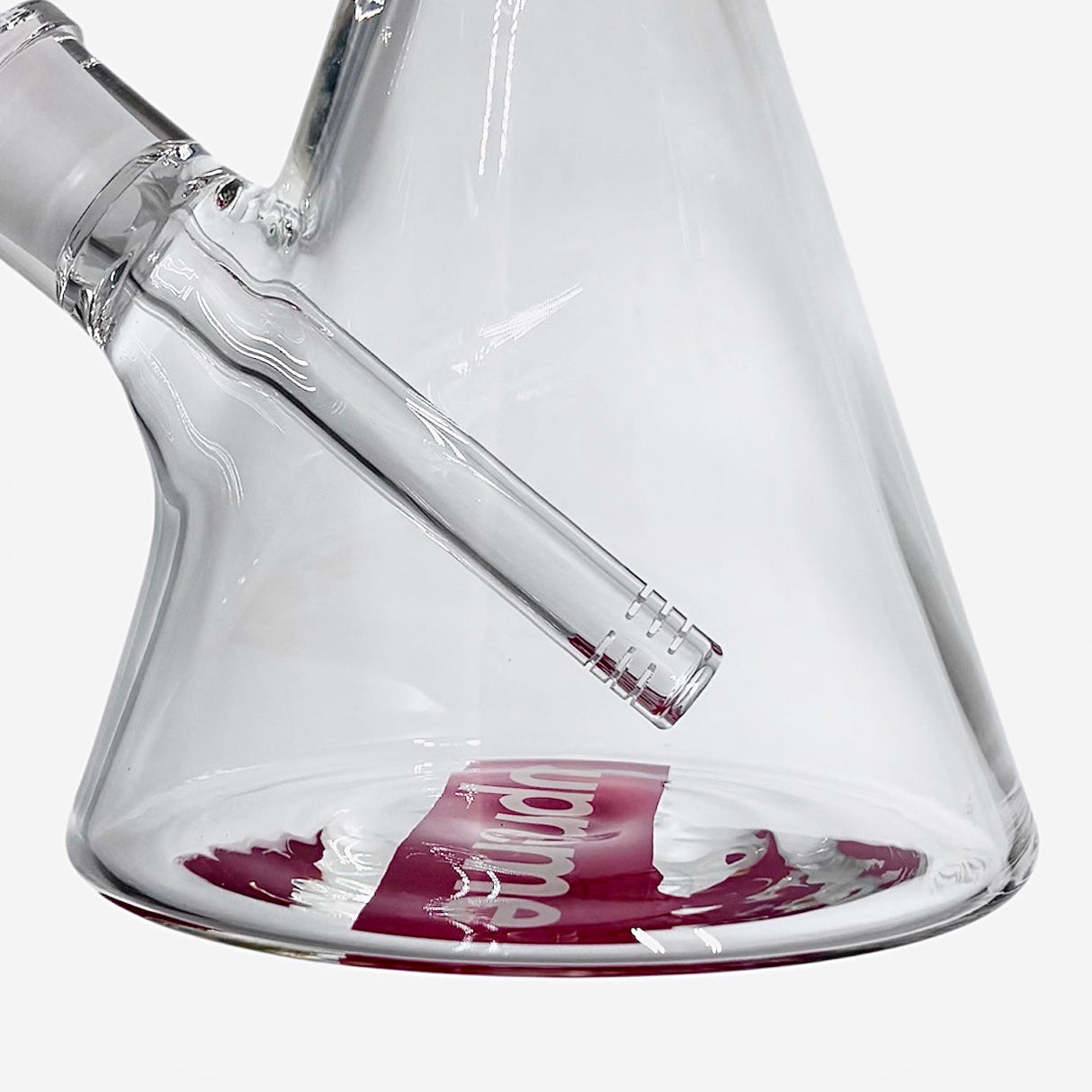 14" Stylish Glow-in-the-Dark Glass Bong – 7mm Thick Glass Bong Super Supplys Inc