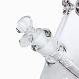 14" Stylish Glow-in-the-Dark Glass Bong – 7mm Thick Glass Bong Super Supplys Inc