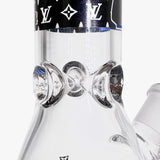 10" Cartoon Glow-in-the-Dark Glass Beaker Bong – 3-Piece Set Glass Bong Super Supplys Inc