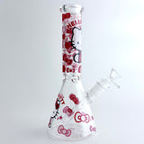 10" 5mm HK Design Glass Beaker Bong Glass Bong Super Supplys Inc
