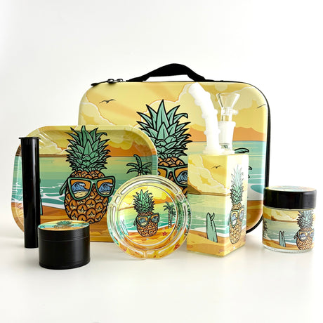 Juicy Box Tropical Pineapple Smoking Set [Juicy Box Set-12] Bundle Super Supplys Inc