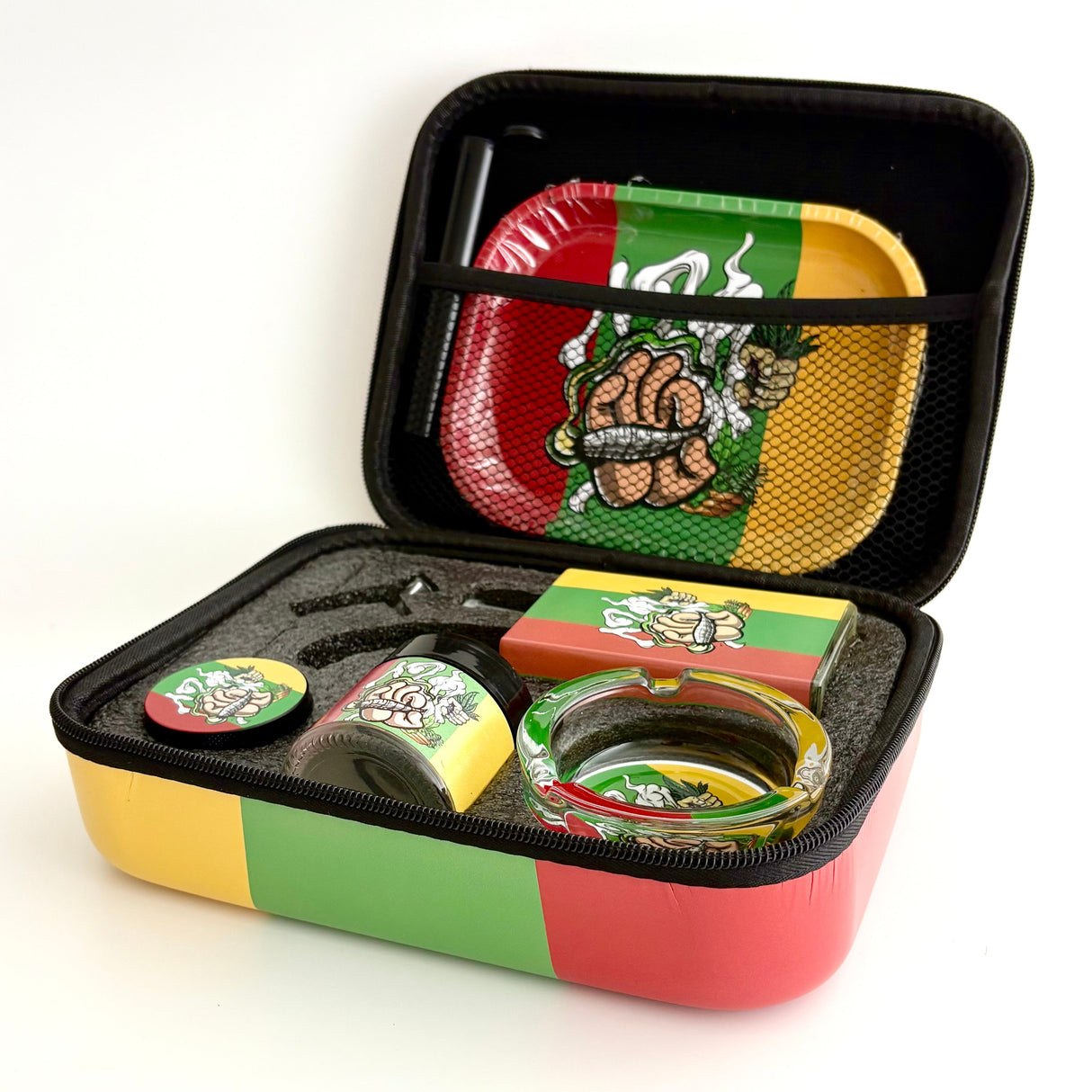 Juicy Box Reggae Smoking Set [Juicy Box Set-13] Bundle Super Supplys Inc