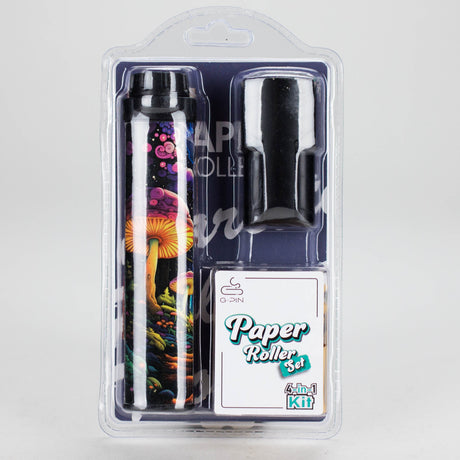 4-in-1 Paper Roller Set – Includes Roller, Rolling Papers, Tips & Tray Roller 777 Smoke
