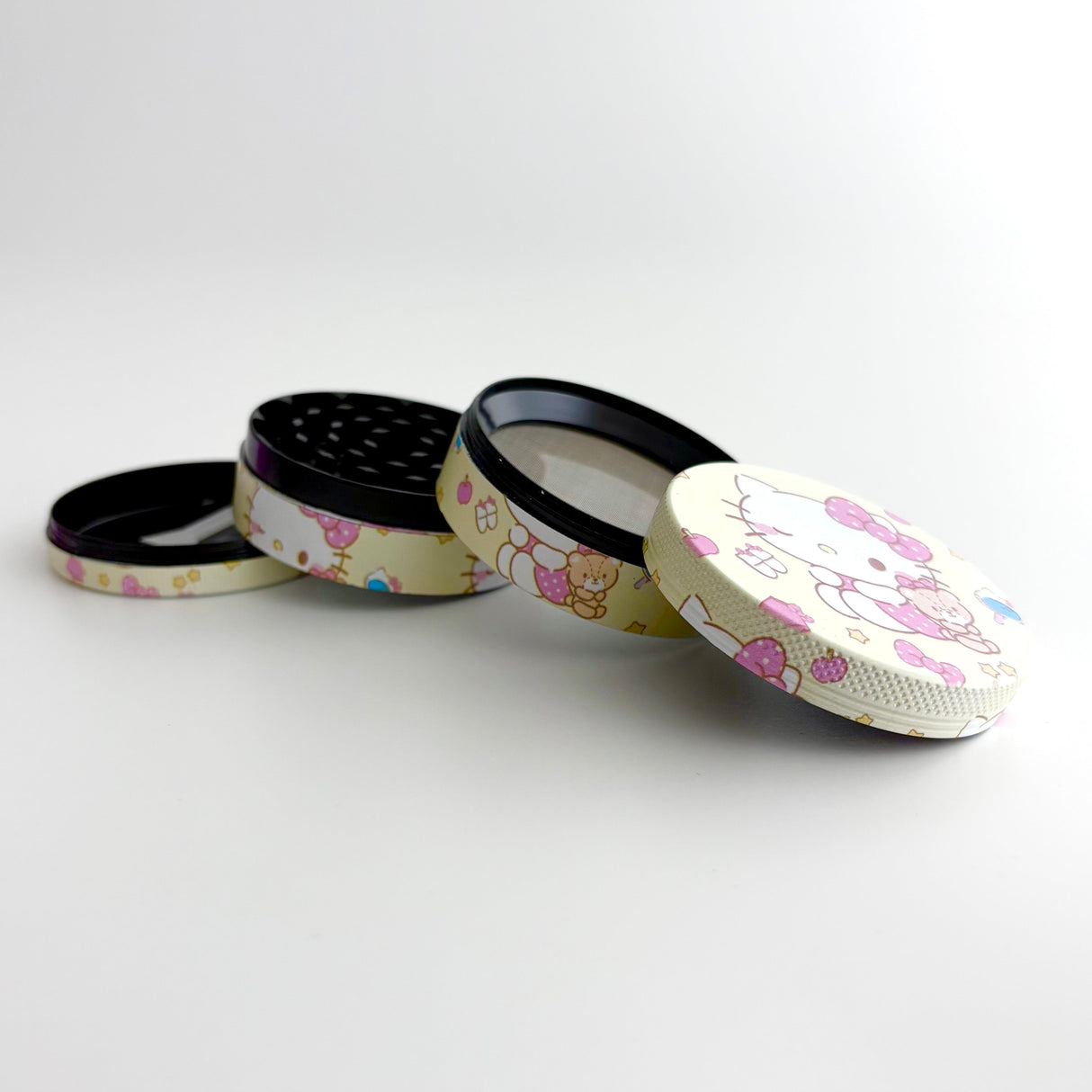 Kitten Design Grinder 63*44mm 4 Parts-6CT Display Pack Super Supplys Inc