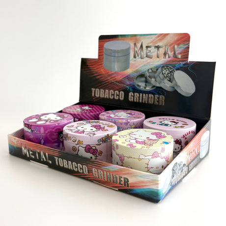 Kitten Design Grinder 63*44mm 4 Parts-6CT Display Pack Super Supplys Inc