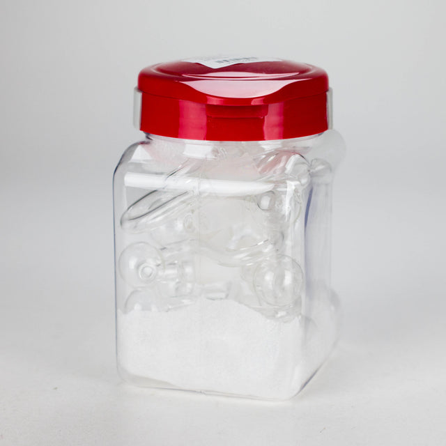 U-Shape Oil Burner – 16 Pack | Durable Glass Pipes Bowl · Banger · Oil Burner Bongzie Smokes